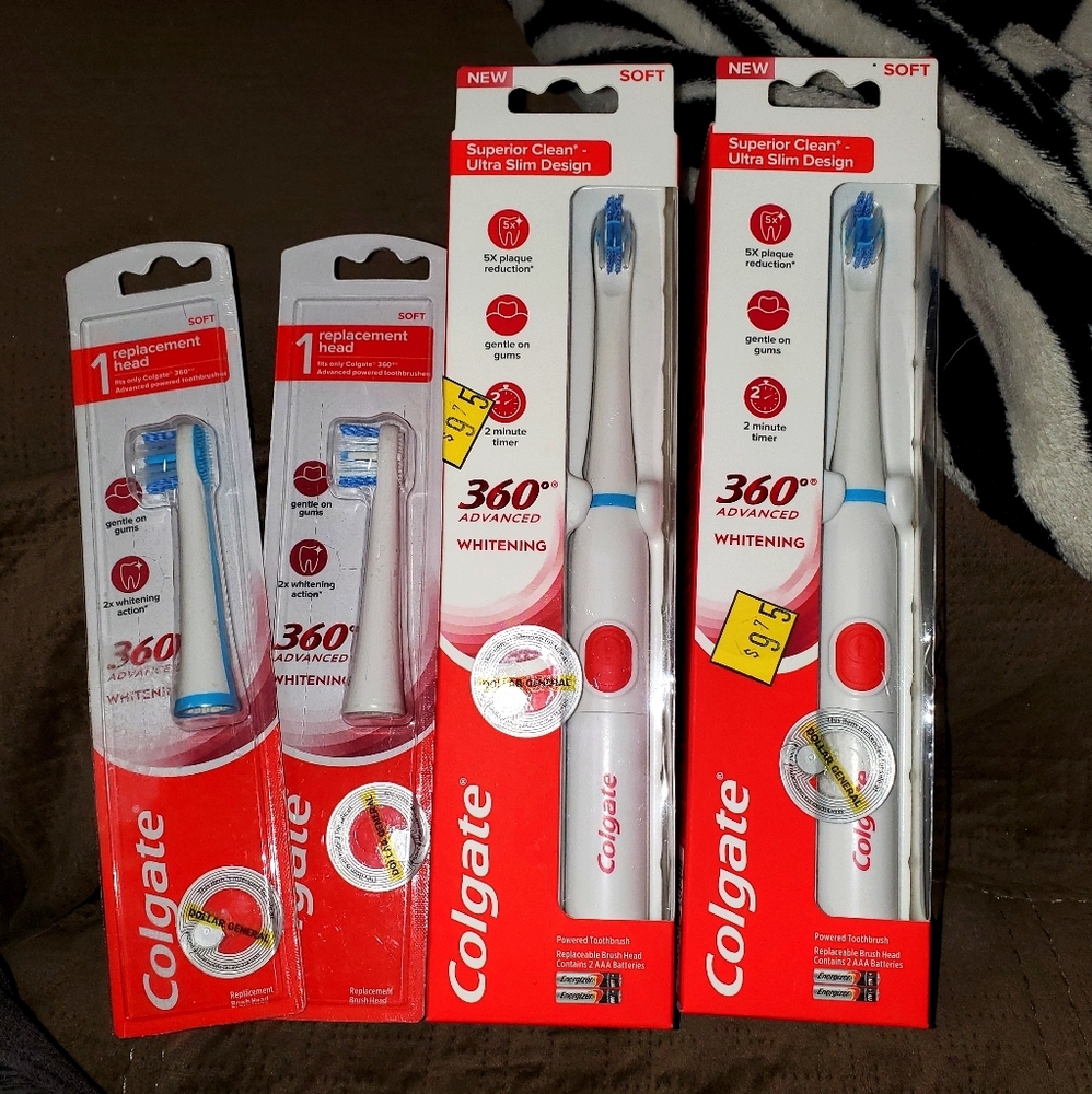 Colgate toothbrushes